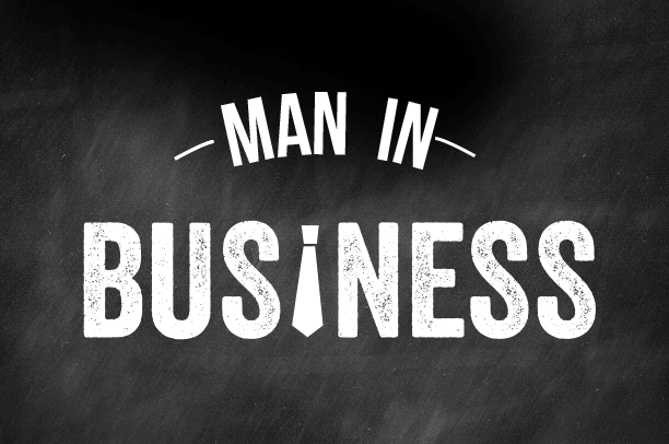 Man in Business Logo Design