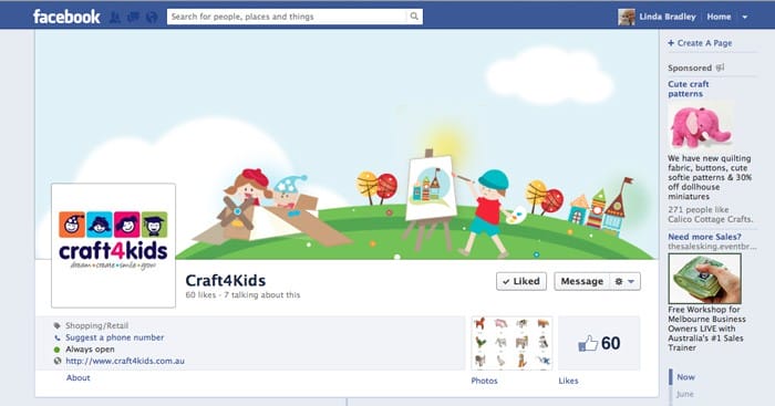 Craft4Kids Facebook & Profile Image