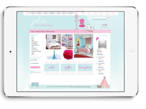 Jolie Website Design