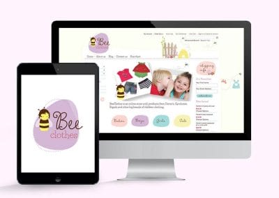 Bee Clothes Logo & Website