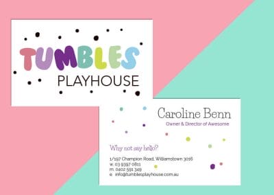 Tumble Playhouse Branding Package
