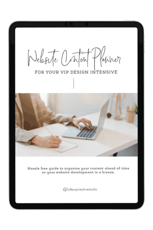 Lollipop-Creative-Studio-Website-Content-Planner