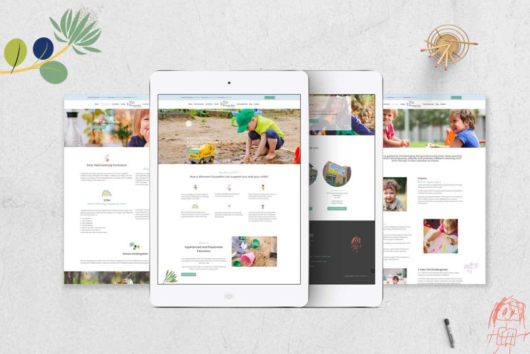 Minnows Daycare Early Learning Centre Childcare Website Design