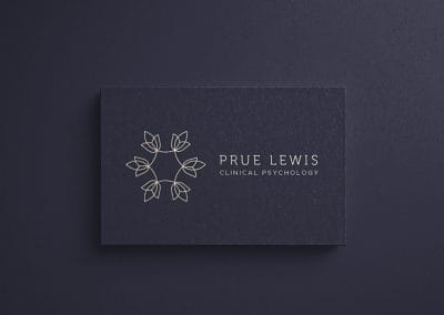 Prue Lewis Clinical Psychology Logo & Branding Design