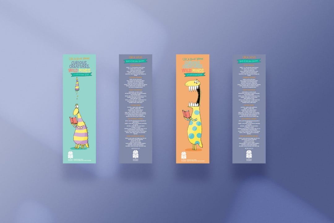 the cbca book week 2020 bookmark designs