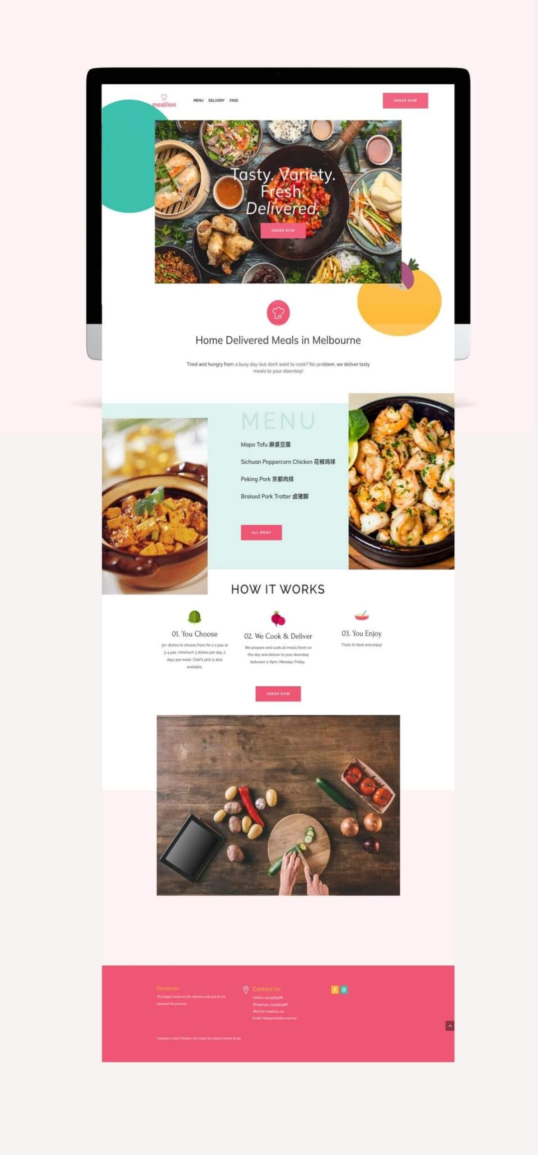 catering business web design melbourne