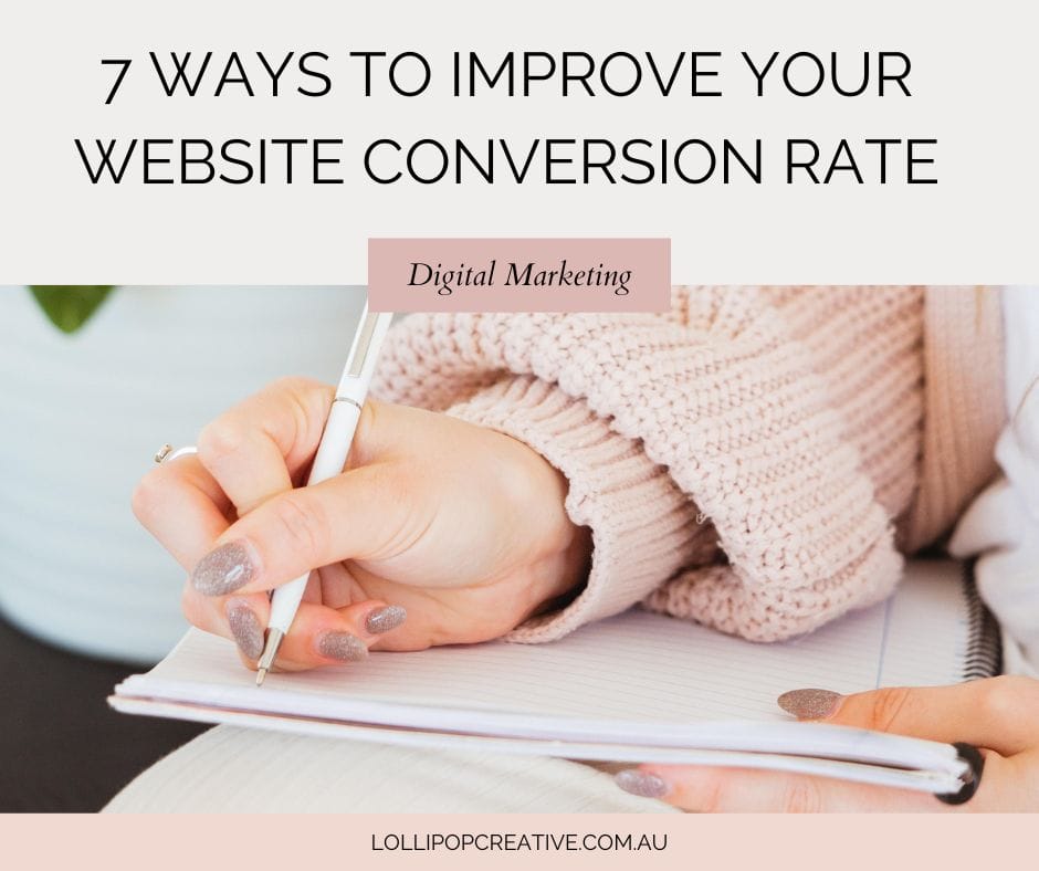 7 Ways To Improve Your Website Conversion Rate