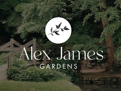 Alex James Gardens | Logo & Branding Design