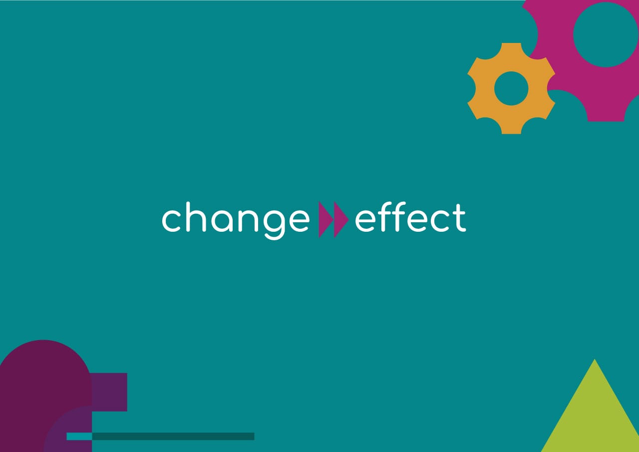 change effect consulting logo design